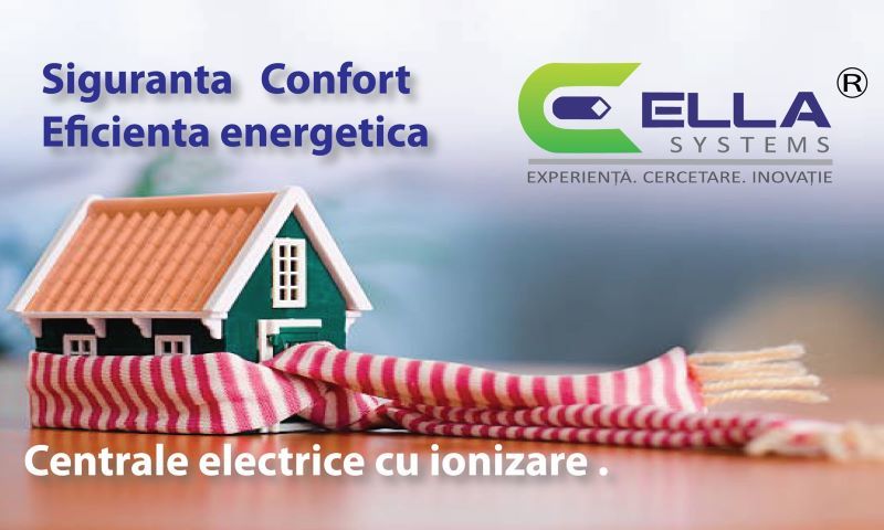 centrale termice electrice EllaSystems cu ionizare si consum redus de energie